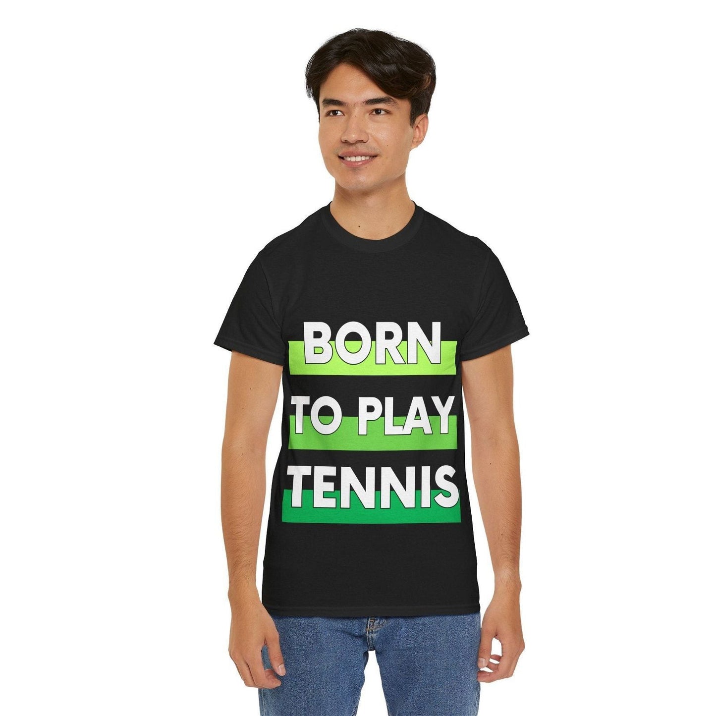 BORN TO PLAY TENNIS - Tennis Basic Tee - GRANDSLAM PH