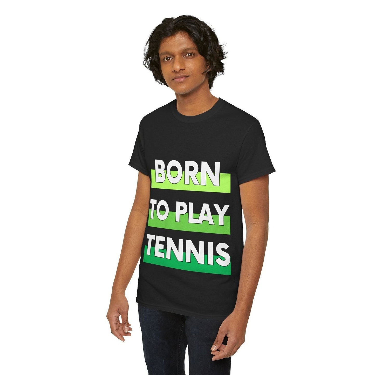 BORN TO PLAY TENNIS - Tennis Basic Tee - GRANDSLAM PH