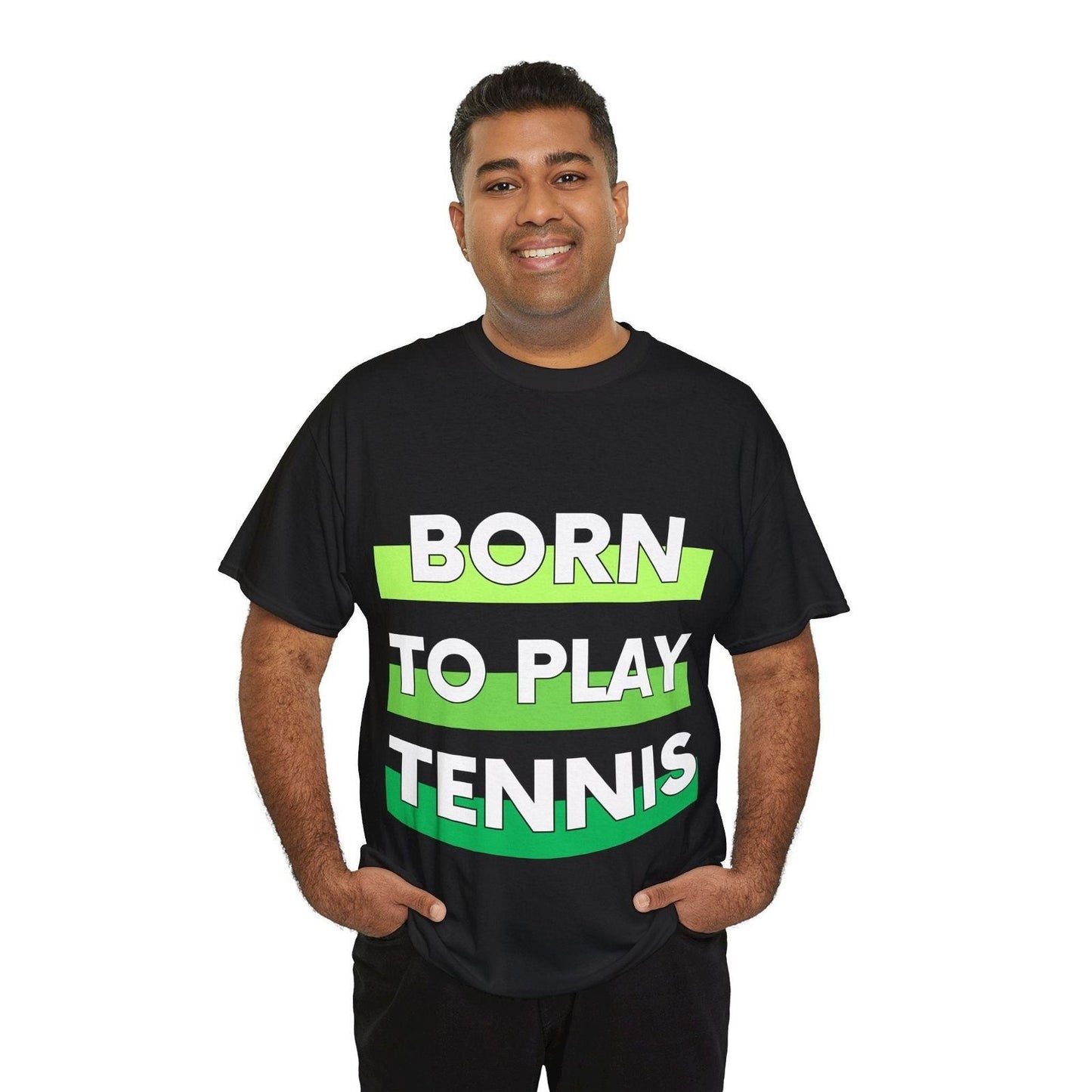 BORN TO PLAY TENNIS - Tennis Basic Tee - GRANDSLAM PH