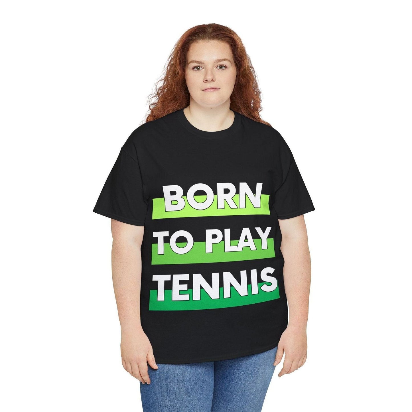 BORN TO PLAY TENNIS - Tennis Basic Tee - GRANDSLAM PH