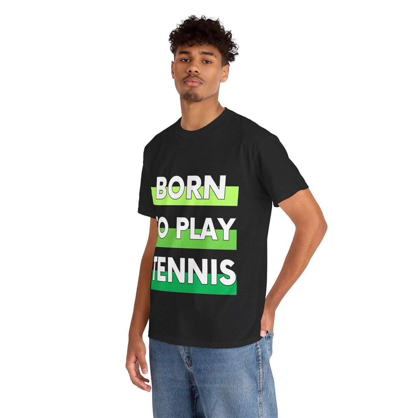 BORN TO PLAY TENNIS - Tennis Basic Tee - GRANDSLAM PH