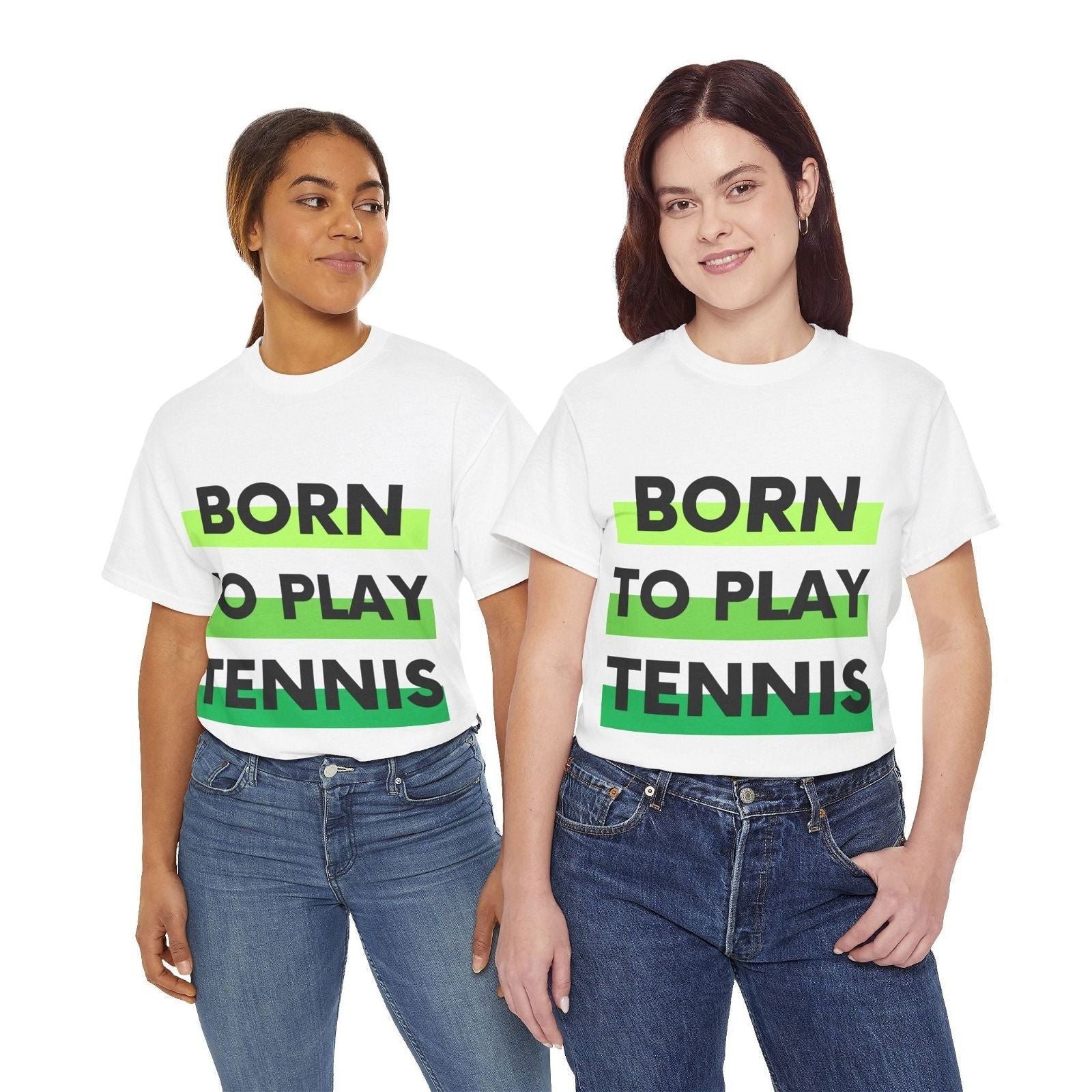 BORN TO PLAY TENNIS - Tennis Basic Tee - GRANDSLAM PH