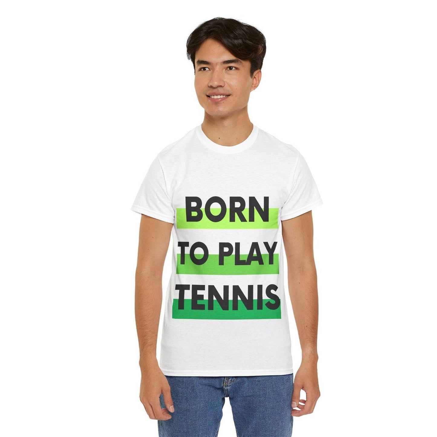 BORN TO PLAY TENNIS - Tennis Basic Tee - GRANDSLAM PH