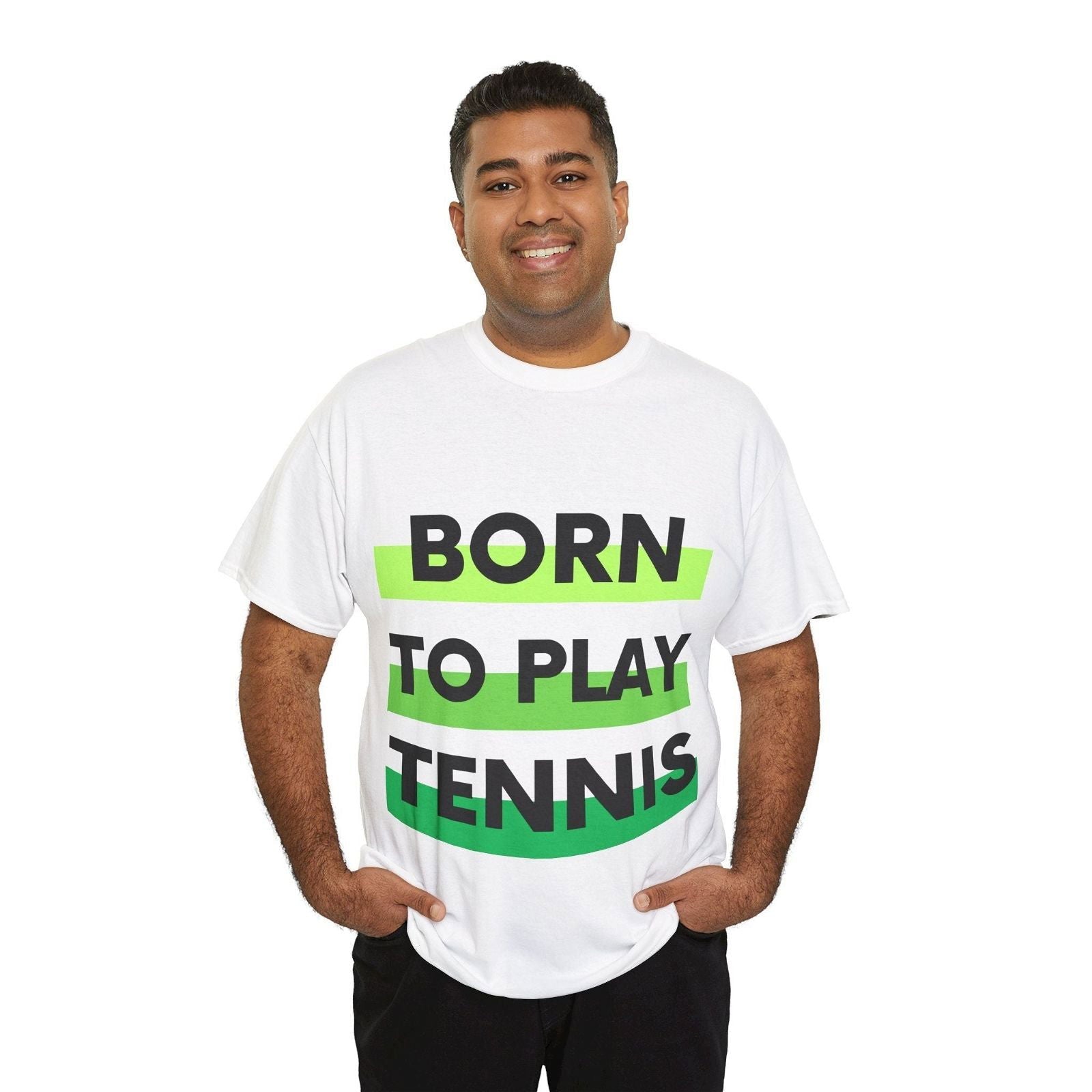BORN TO PLAY TENNIS - Tennis Basic Tee - GRANDSLAM PH