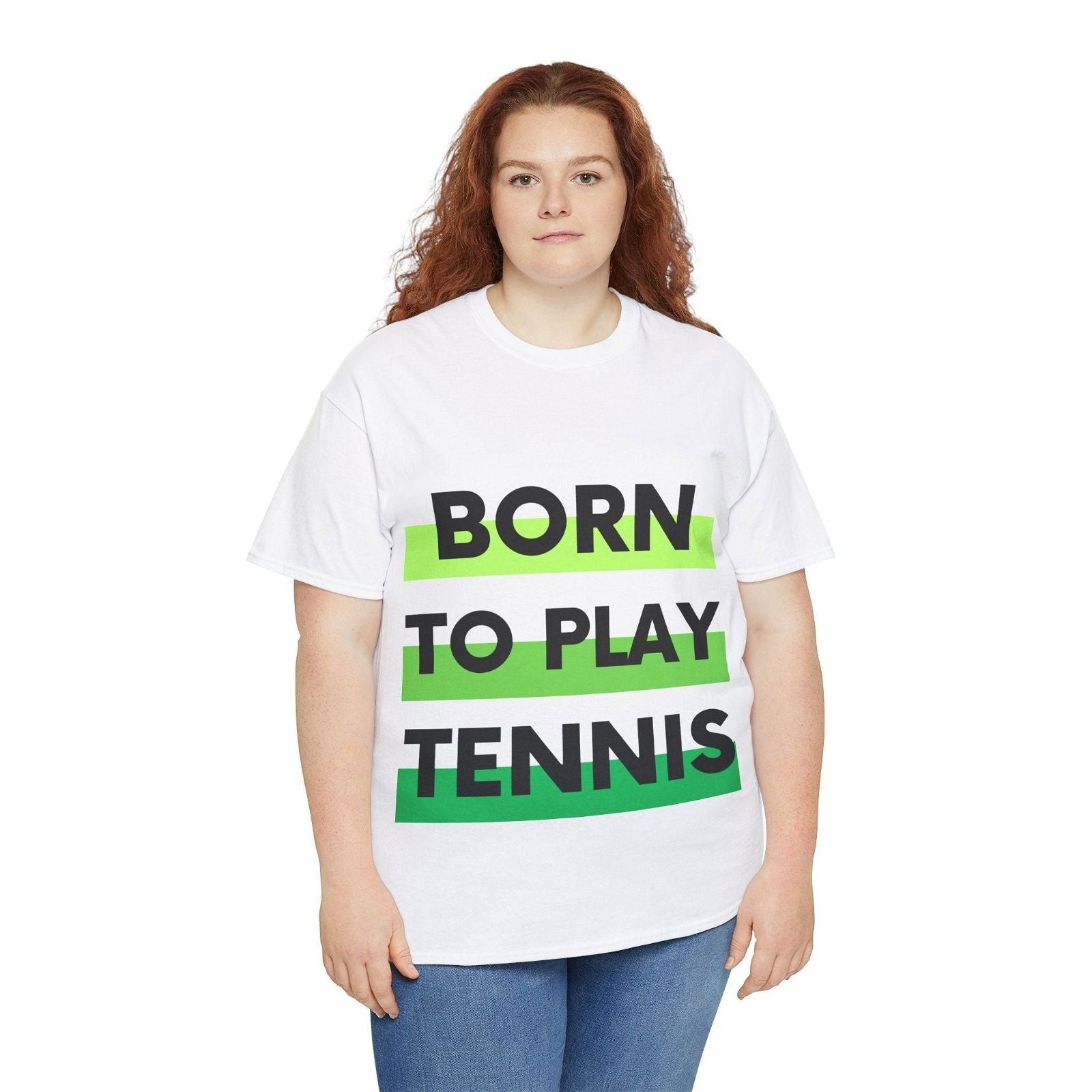 BORN TO PLAY TENNIS - Tennis Basic Tee - GRANDSLAM PH