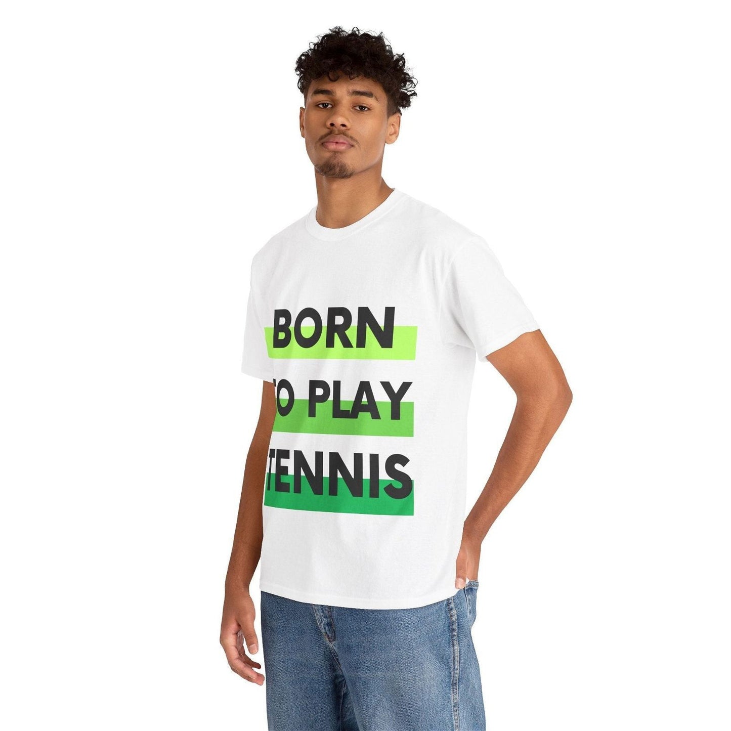 BORN TO PLAY TENNIS - Tennis Basic Tee - GRANDSLAM PH