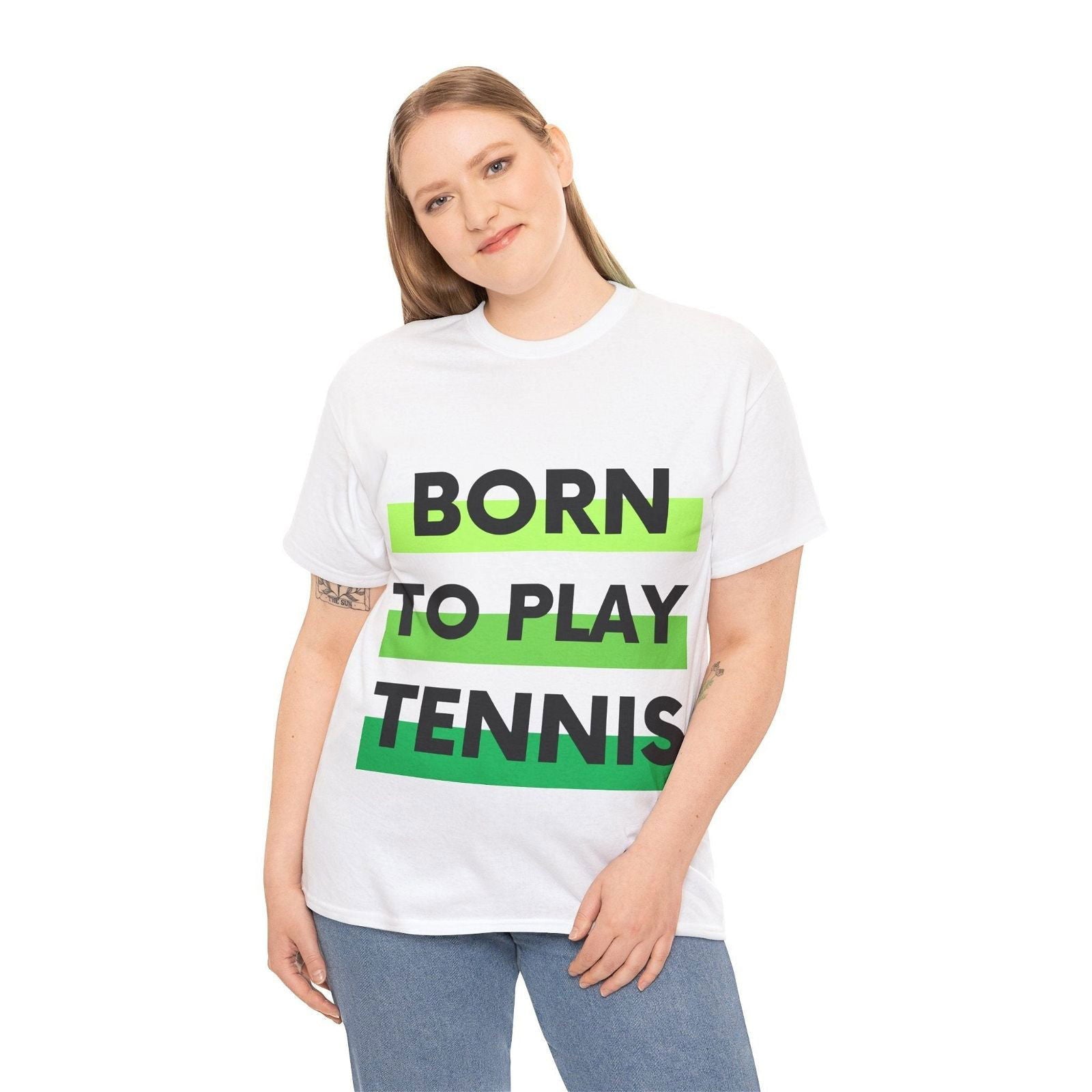 BORN TO PLAY TENNIS - Tennis Basic Tee - GRANDSLAM PH
