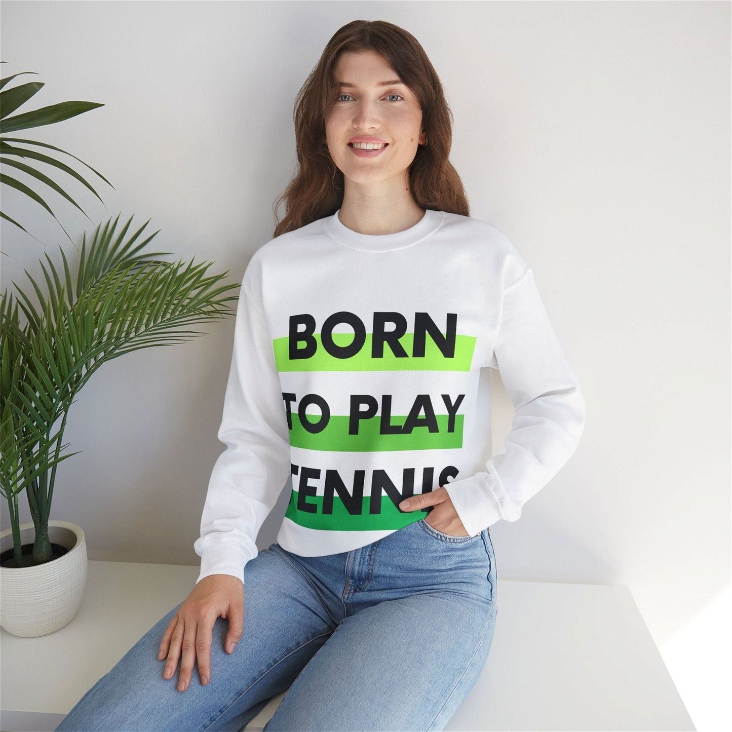 BORN TO PLAY TENNIS - Tennis Sweatshirt - GRANDSLAM PH