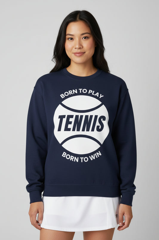 BORN TO WIN - Tennis Sweatshirt - GRANDSLAM PH