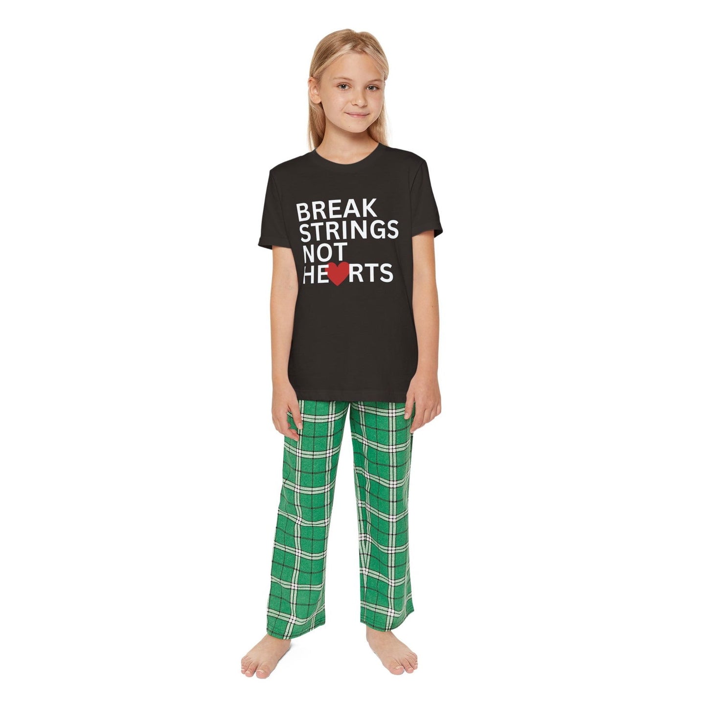 BREAK STRINGS NOT HEARTS - Kids Tee - GRANDSLAM PH