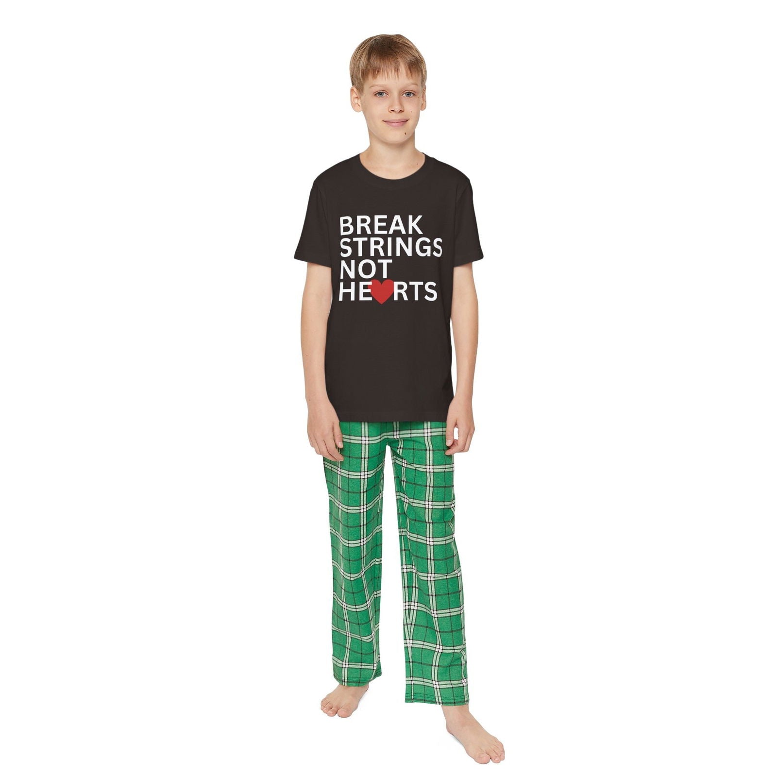 BREAK STRINGS NOT HEARTS - Kids Tee - GRANDSLAM PH