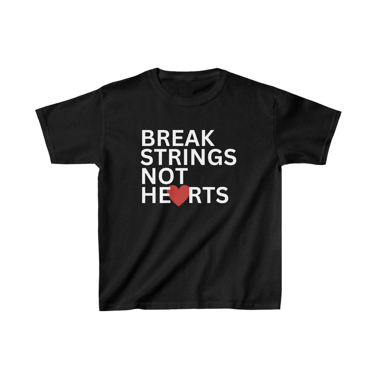 BREAK STRINGS NOT HEARTS - Kids Tee - GRANDSLAM PH