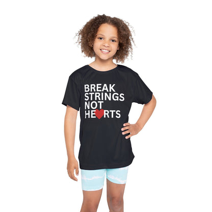 BREAK STRINGS NOT HEARTS - Kids Tee - GRANDSLAM PH