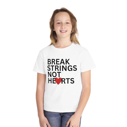 BREAK STRINGS NOT HEARTS - Kids Tee - GRANDSLAM PH