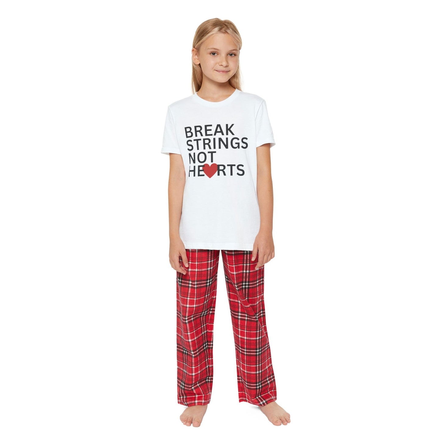 BREAK STRINGS NOT HEARTS - Kids Tee - GRANDSLAM PH