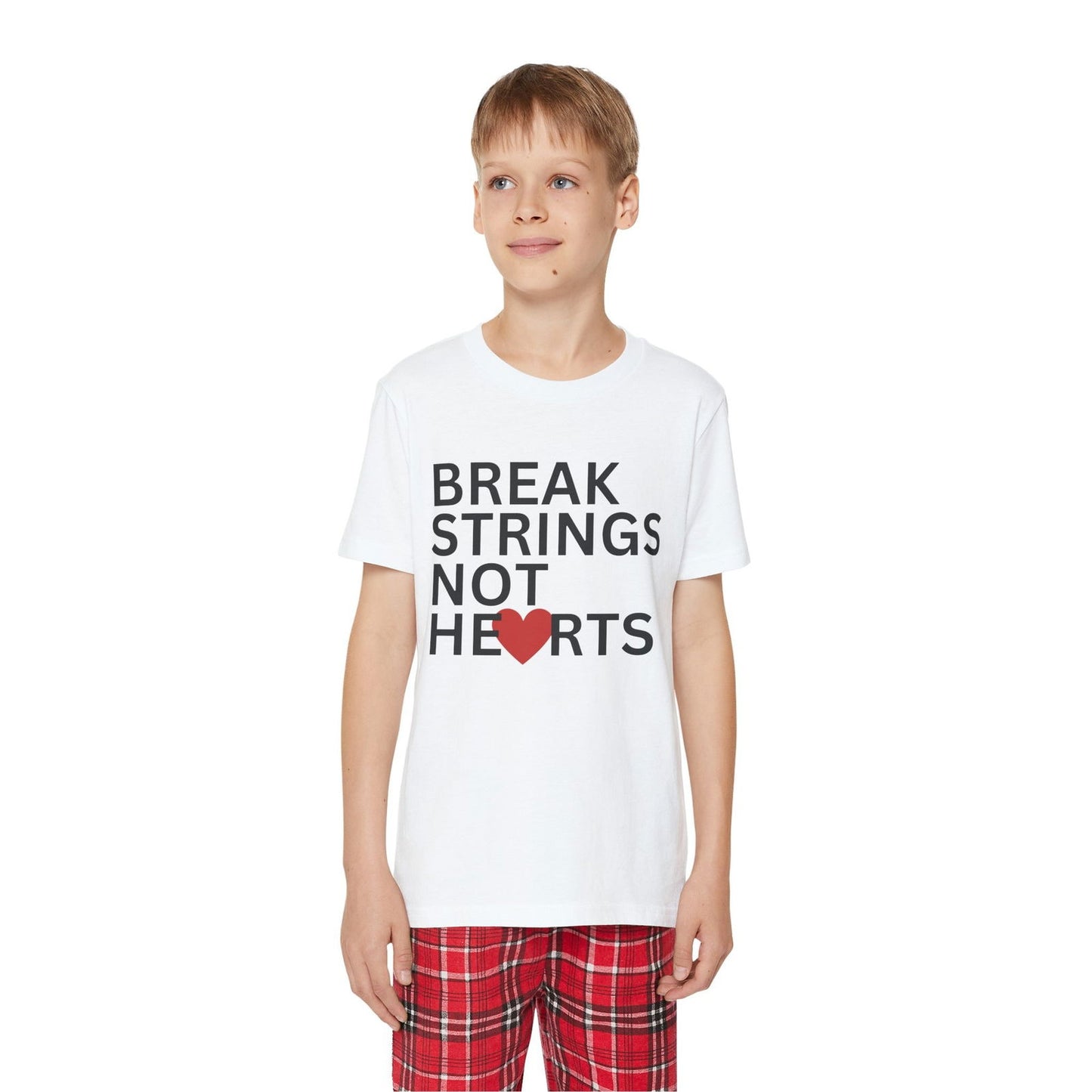 BREAK STRINGS NOT HEARTS - Kids Tee - GRANDSLAM PH