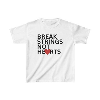 BREAK STRINGS NOT HEARTS - Kids Tee - GRANDSLAM PH