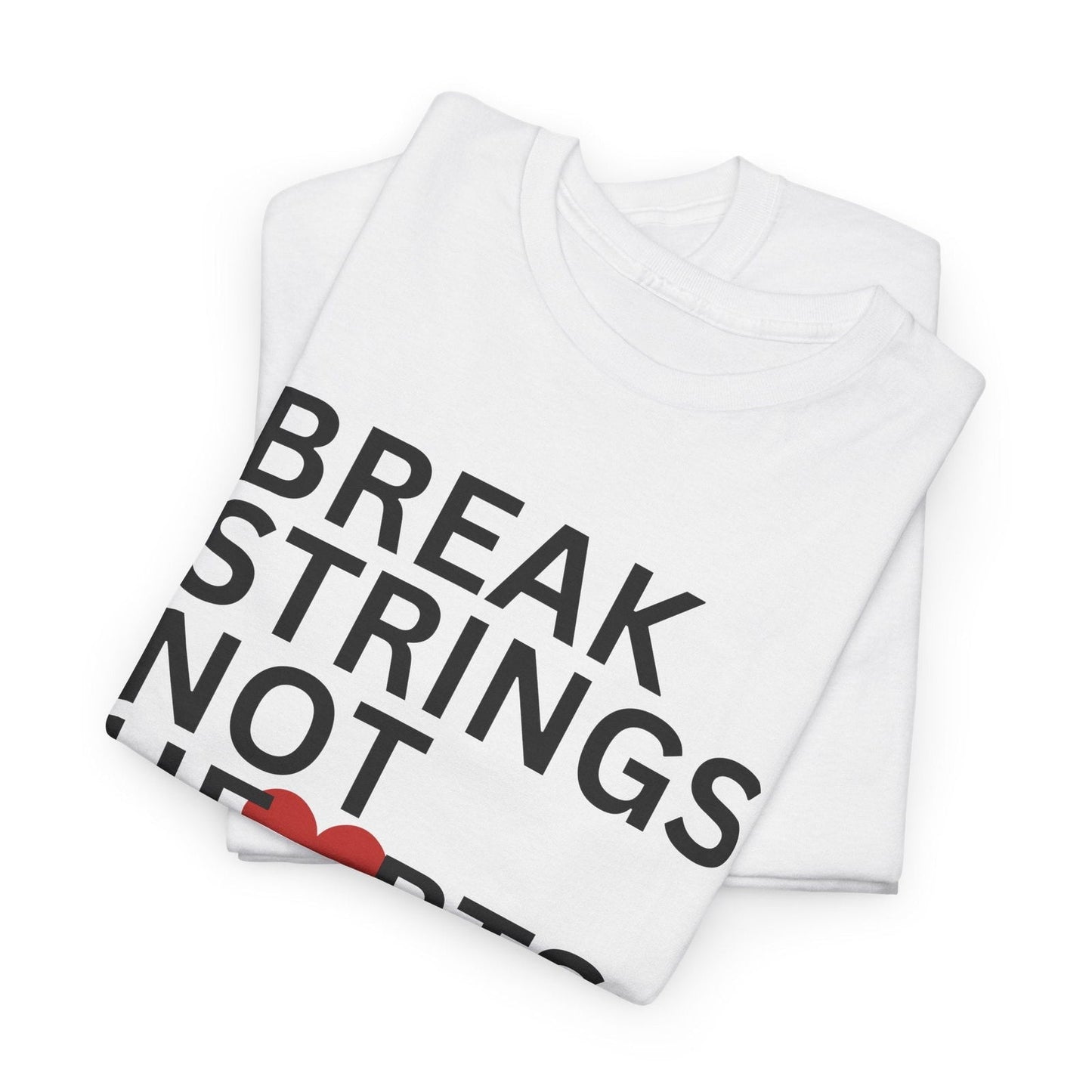 BREAK STRINGS NOT HEARTS - Tennis Basic Tee - GRANDSLAM PH
