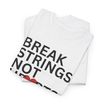 BREAK STRINGS NOT HEARTS - Tennis Basic Tee - GRANDSLAM PH