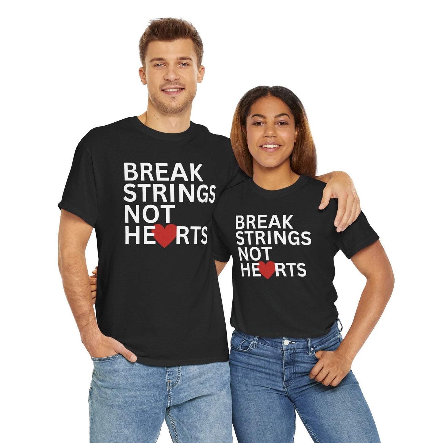 BREAK STRINGS NOT HEARTS - Tennis Basic Tee - GRANDSLAM PH