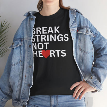 BREAK STRINGS NOT HEARTS - Tennis Basic Tee - GRANDSLAM PH