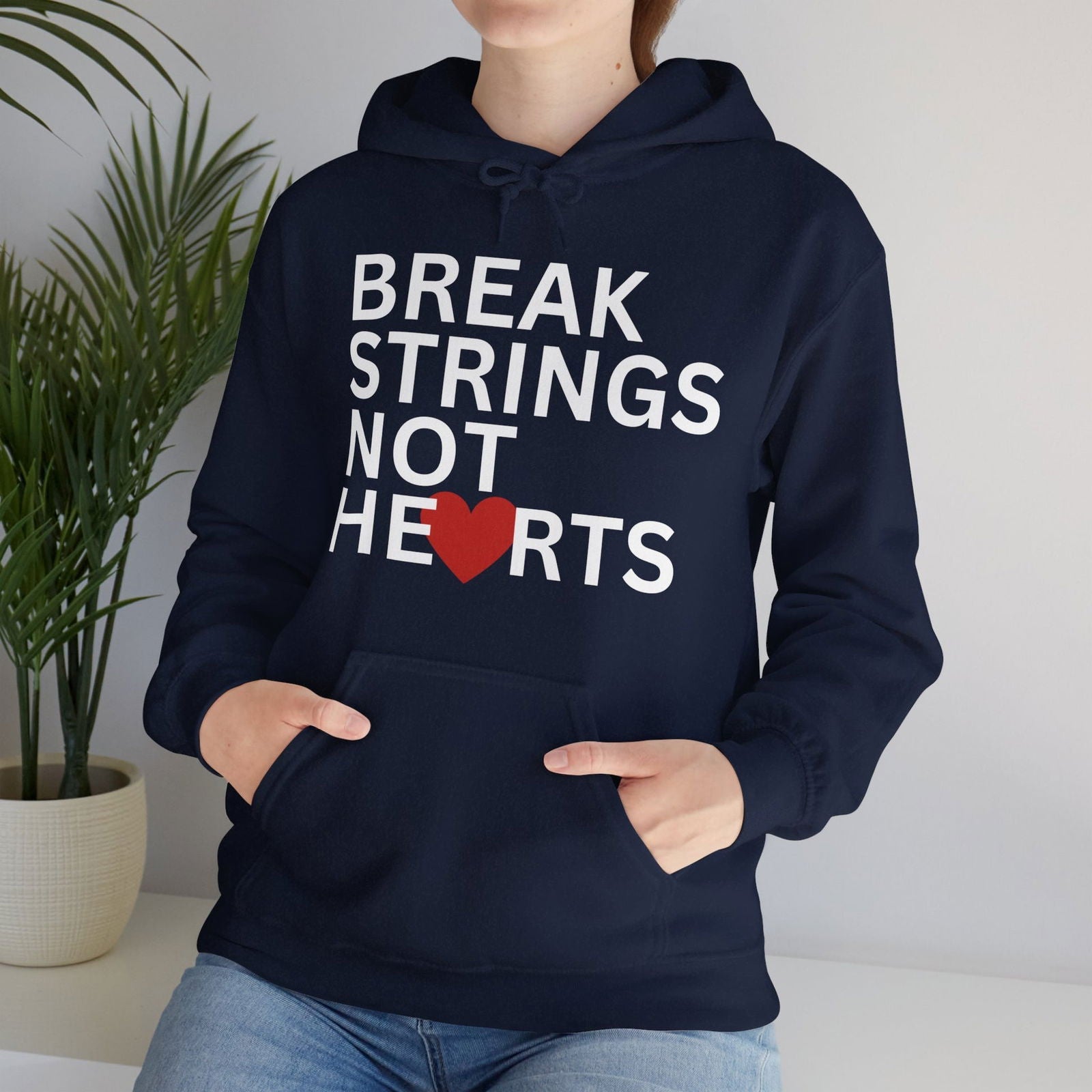 BREAK STRINGS NOT HEARTS - Tennis Hoodie - GRANDSLAM PH