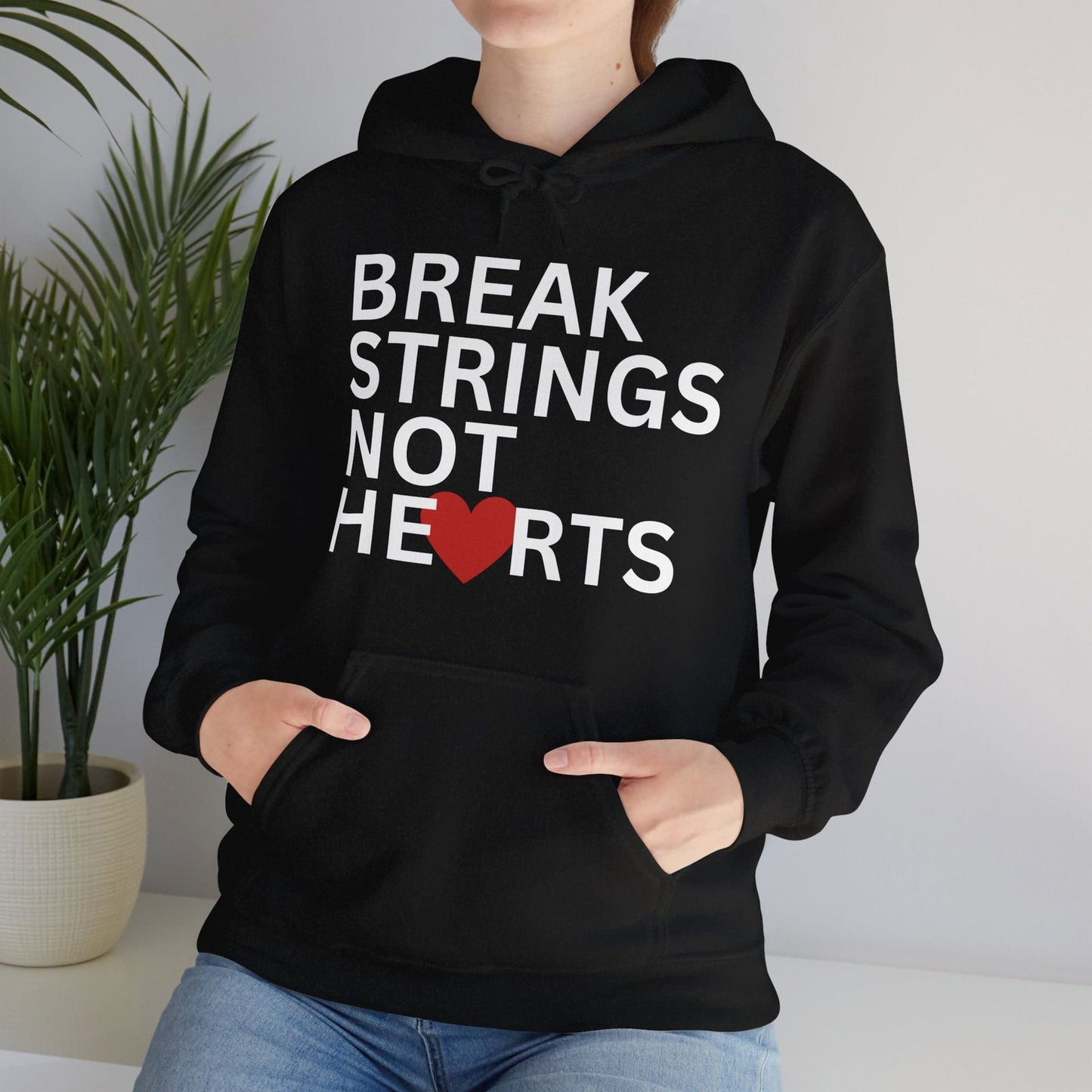 BREAK STRINGS NOT HEARTS - Tennis Hoodie - GRANDSLAM PH