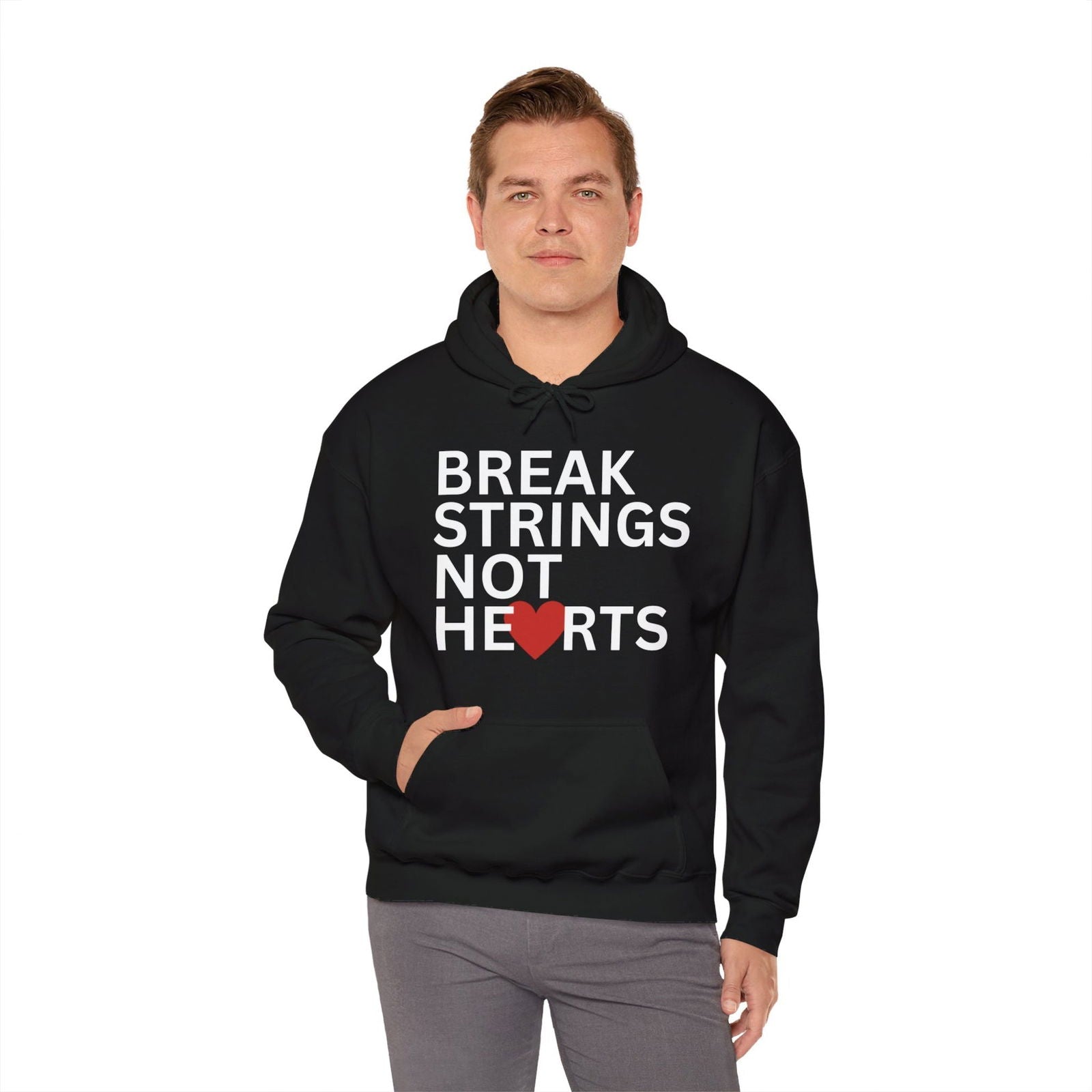 BREAK STRINGS NOT HEARTS - Tennis Hoodie - GRANDSLAM PH