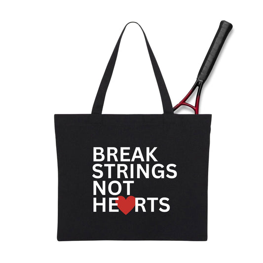 BREAK STRINGS NOT HEARTS - Tennis Tote Bag - GRANDSLAM PH