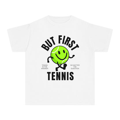 BUT FIRST, TENNIS 1 - Kids Tee - GRANDSLAM PH