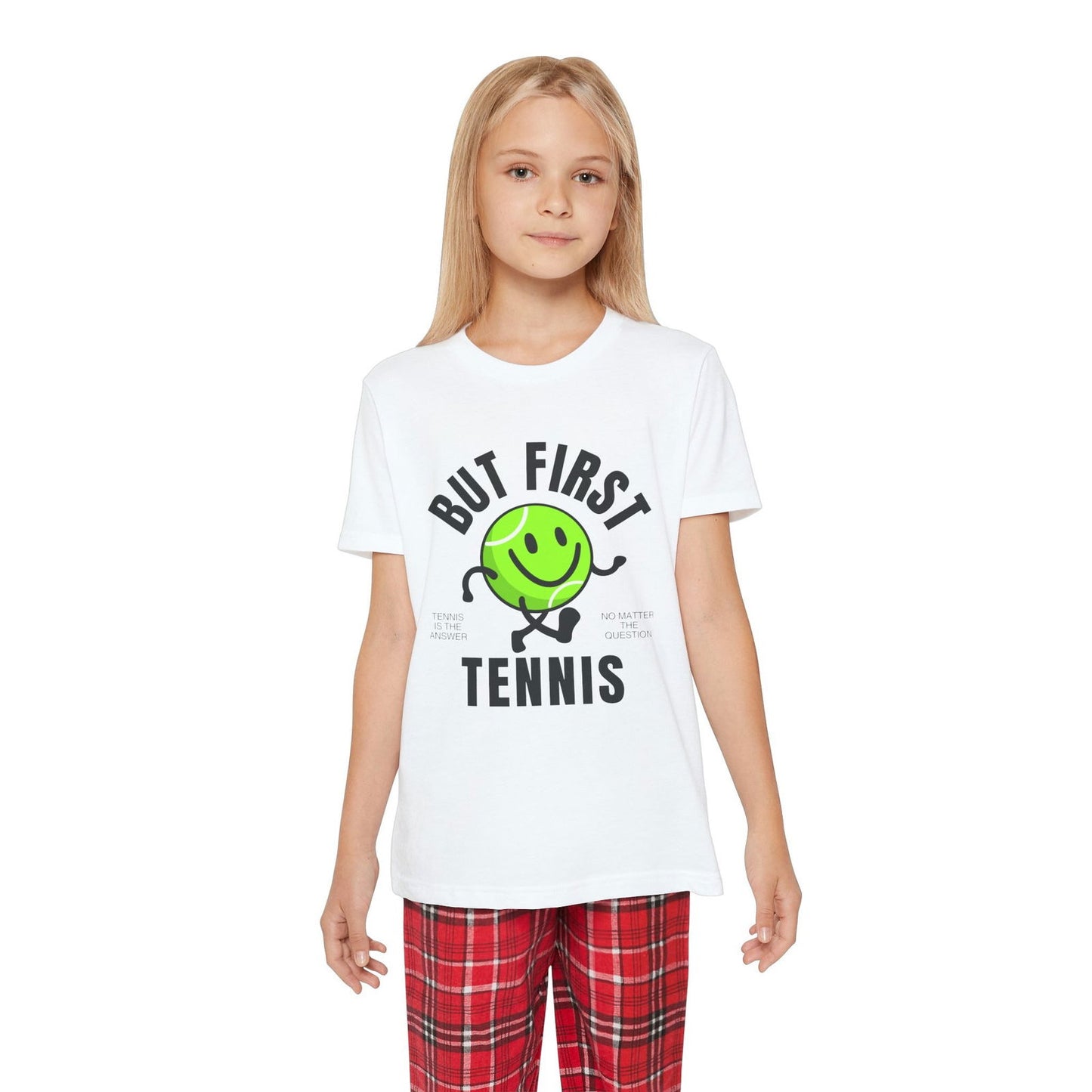 BUT FIRST, TENNIS 1 - Kids Tee - GRANDSLAM PH