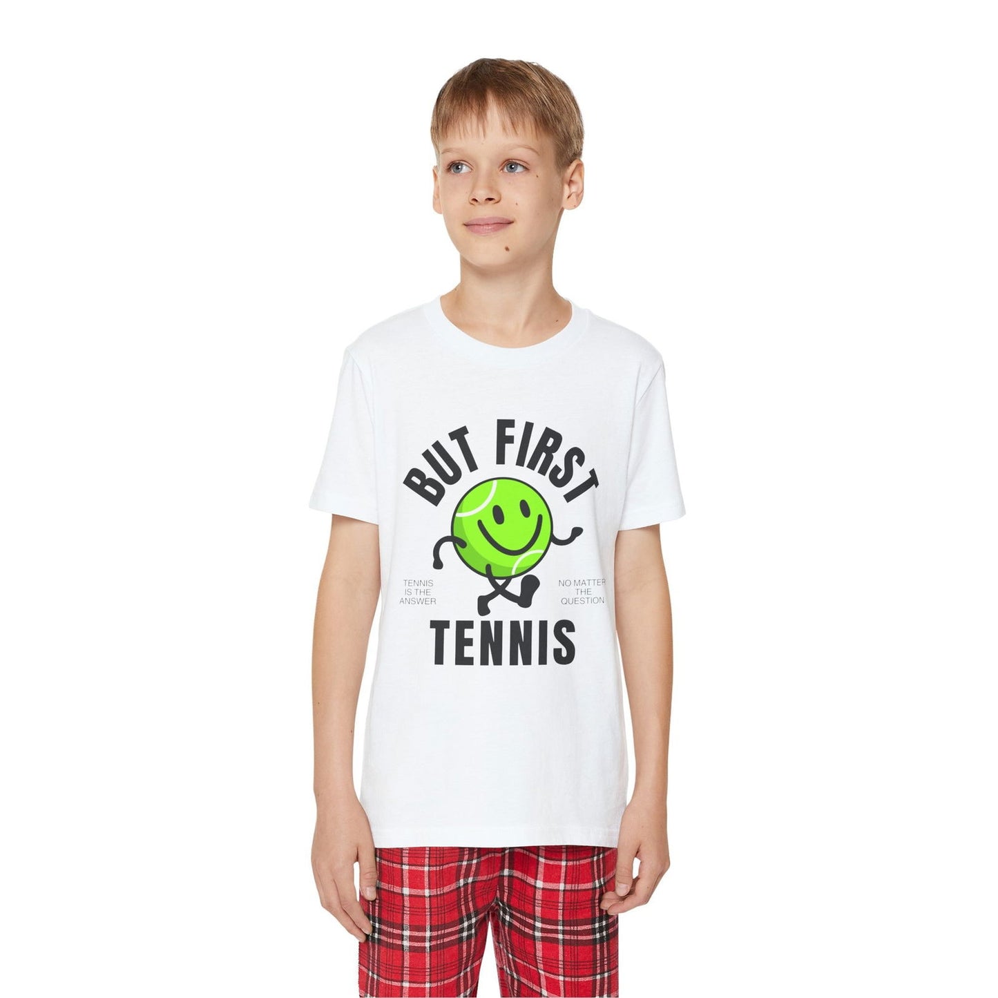 BUT FIRST, TENNIS 1 - Kids Tee - GRANDSLAM PH