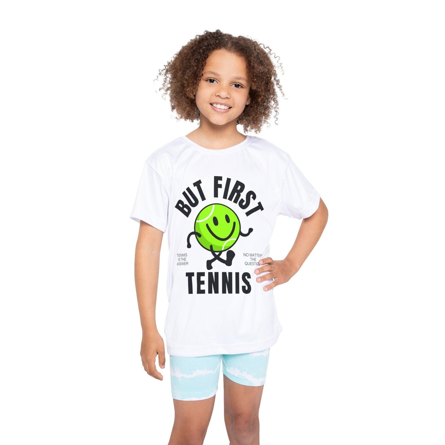 BUT FIRST, TENNIS 1 - Kids Tee - GRANDSLAM PH