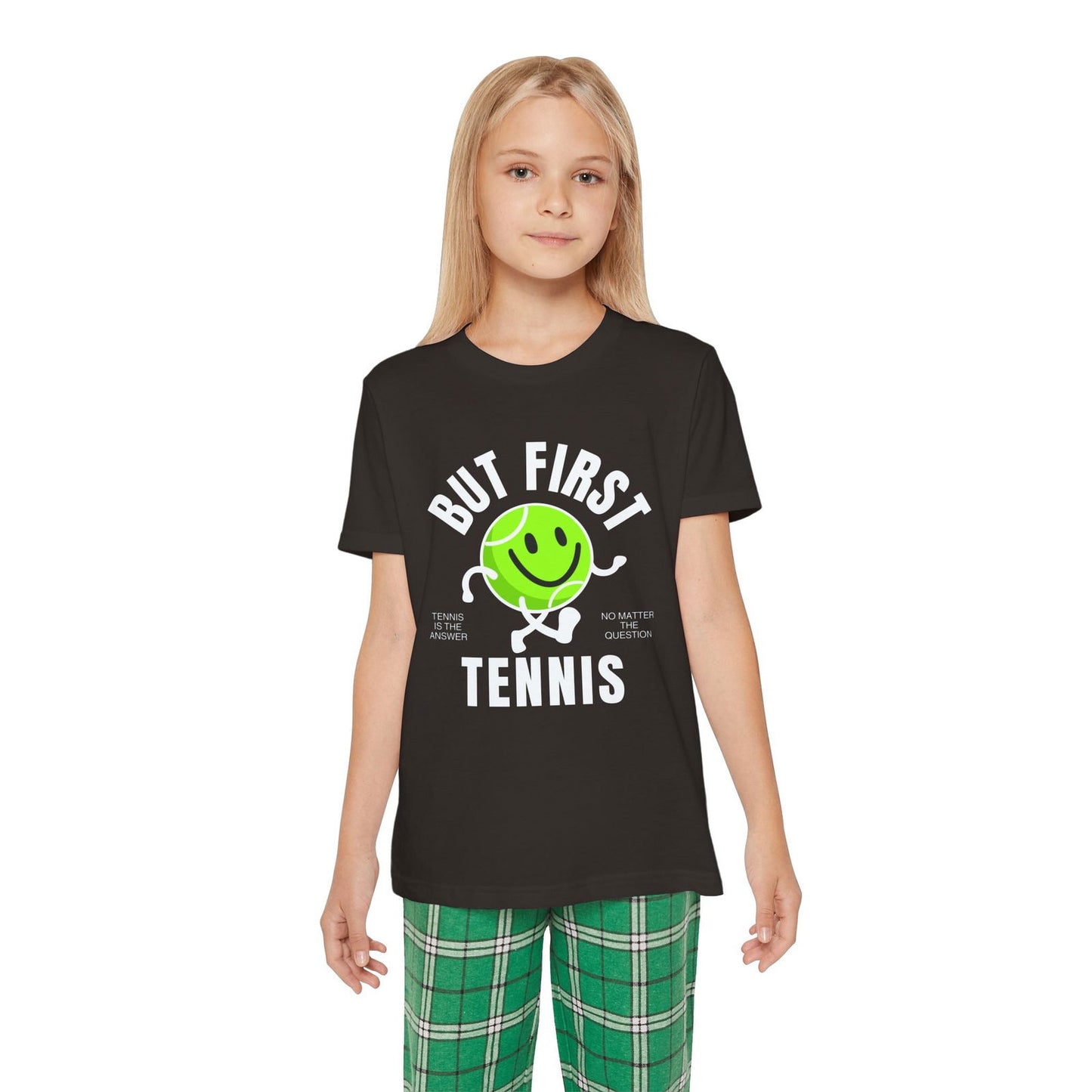BUT FIRST, TENNIS 1 - Kids Tee - GRANDSLAM PH