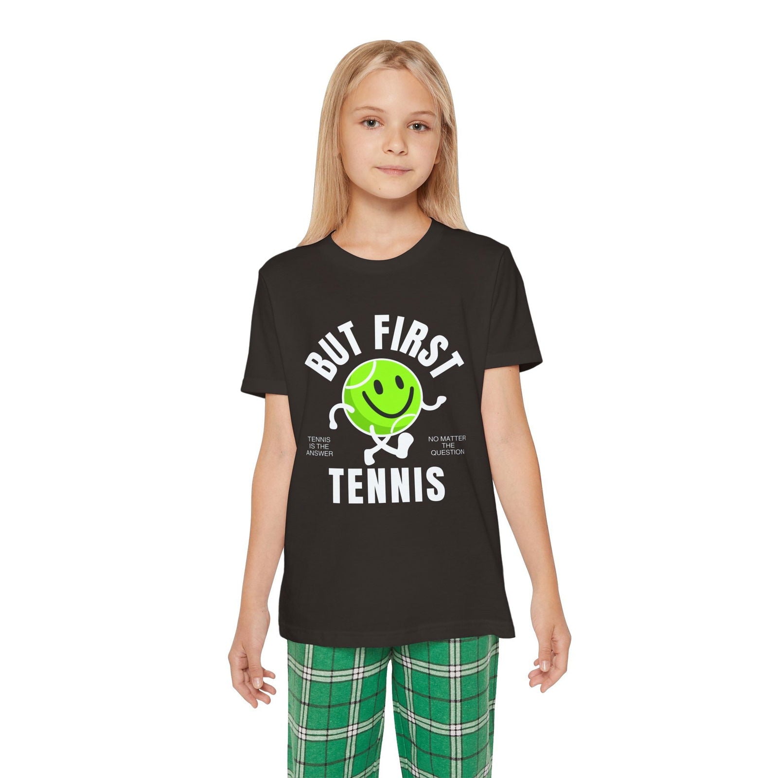 BUT FIRST, TENNIS 1 - Kids Tee - GRANDSLAM PH