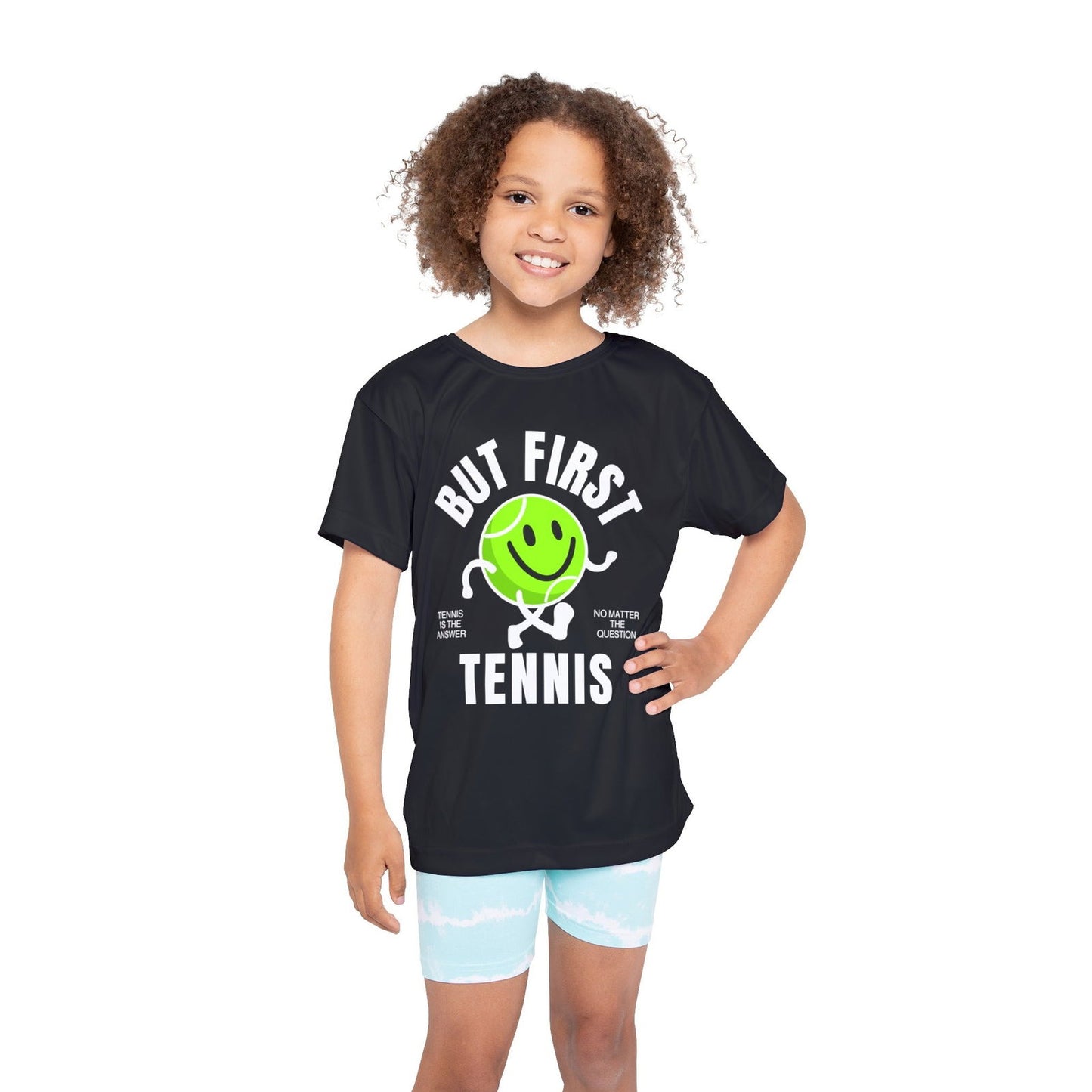 BUT FIRST, TENNIS 1 - Kids Tee - GRANDSLAM PH