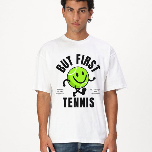 BUT FIRST, TENNIS 1 - Tennis (Dri Fit) - GRANDSLAM PH