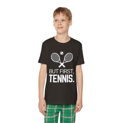 BUT FIRST, TENNIS 2 - Kids Tee - GRANDSLAM PH