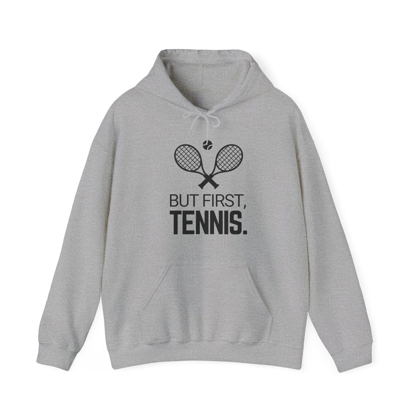 BUT FIRST, TENNIS 2 - Tennis Hoodie - GRANDSLAM PH