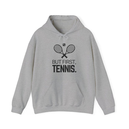 BUT FIRST, TENNIS 2 - Tennis Hoodie - GRANDSLAM PH