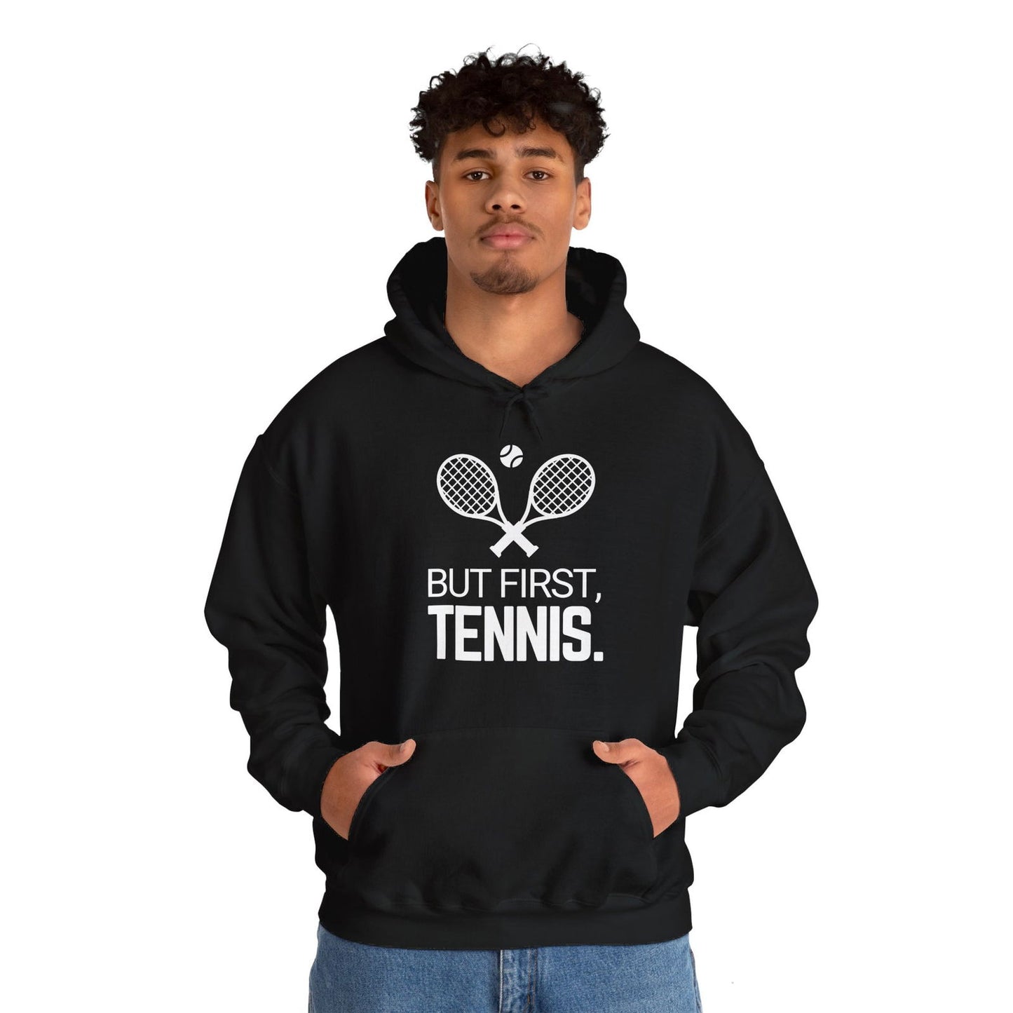 BUT FIRST, TENNIS 2 - Tennis Hoodie - GRANDSLAM PH