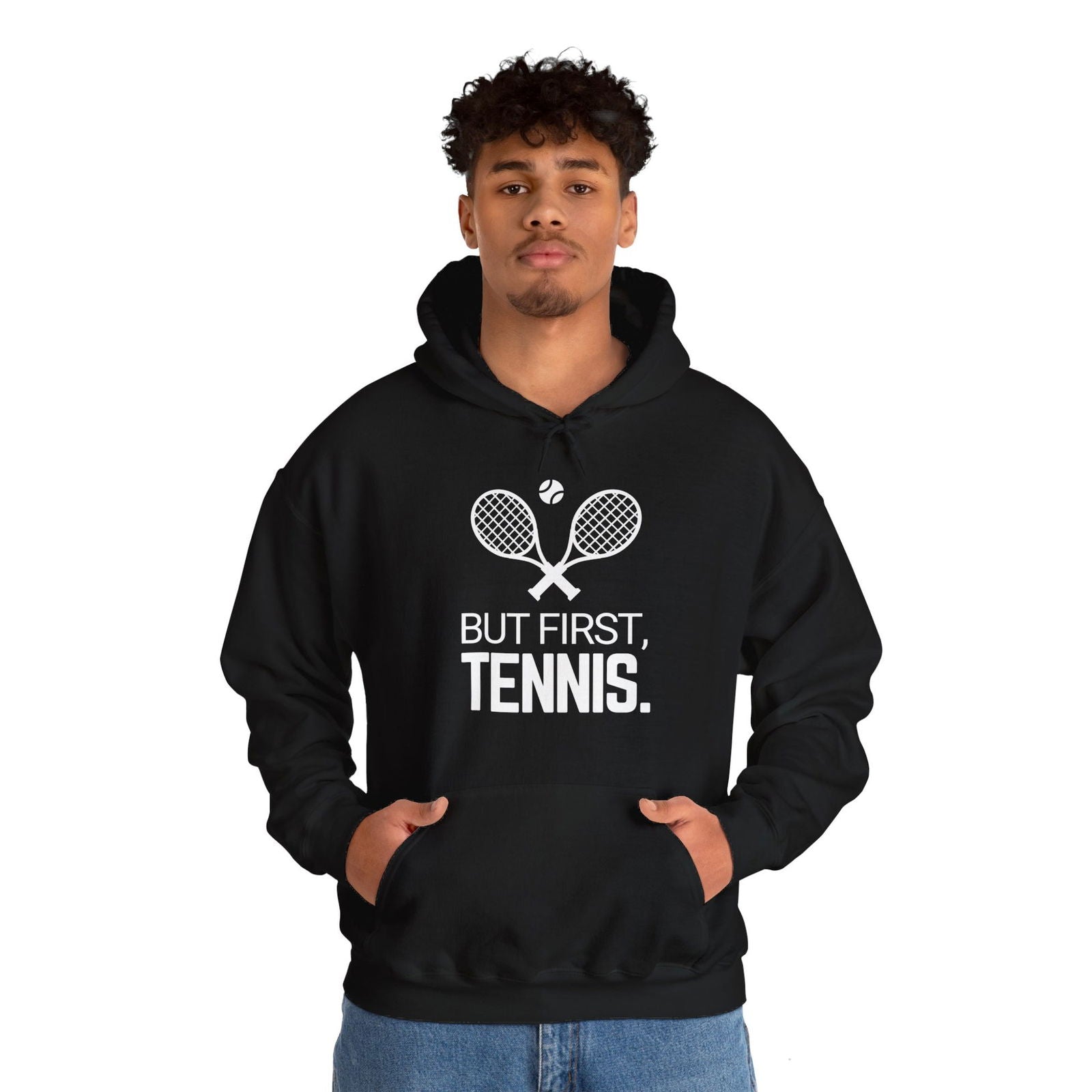 BUT FIRST, TENNIS 2 - Tennis Hoodie - GRANDSLAM PH