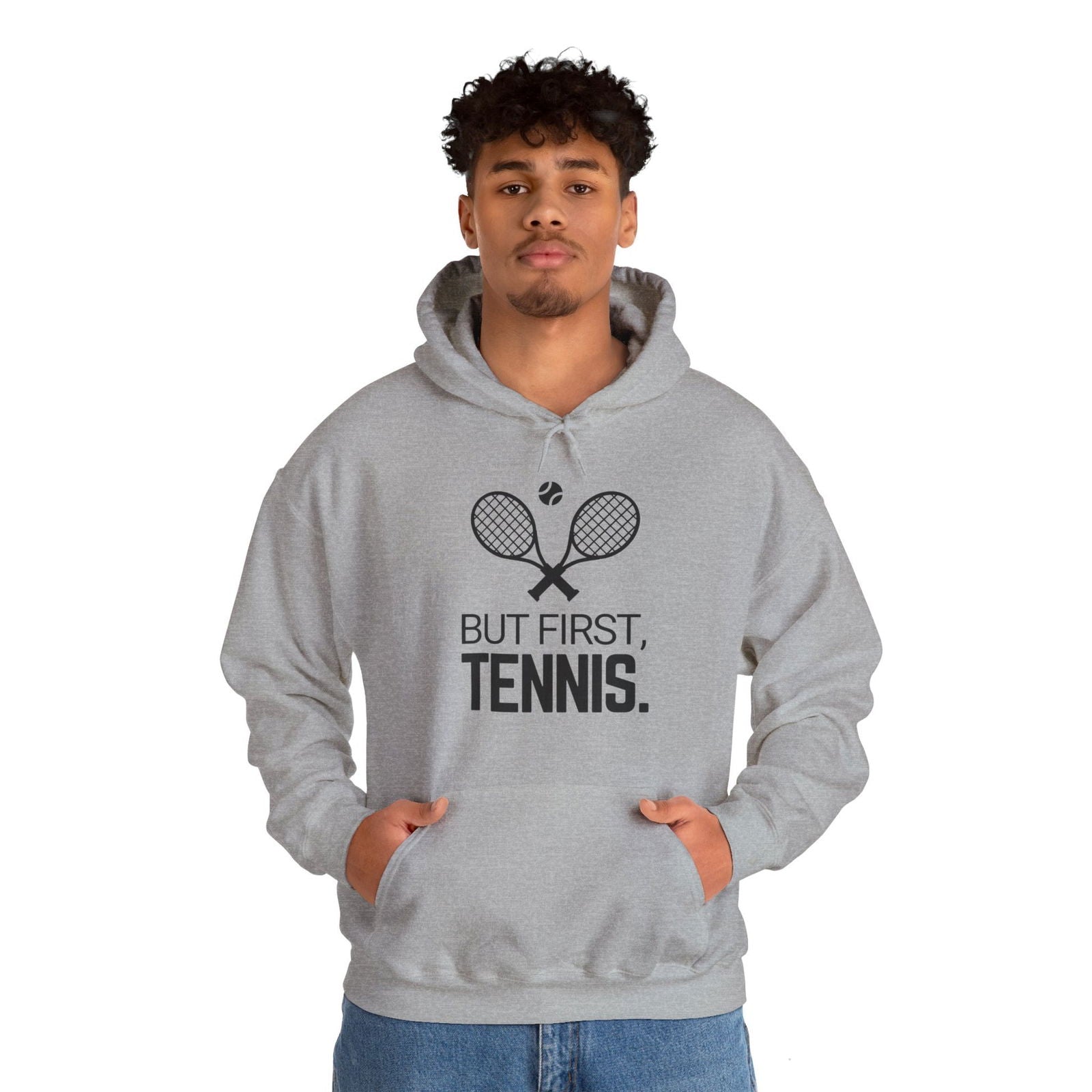 BUT FIRST, TENNIS 2 - Tennis Hoodie - GRANDSLAM PH