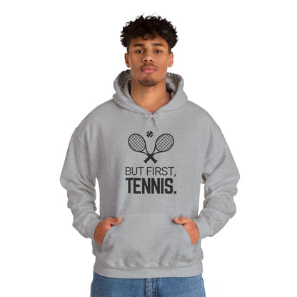 BUT FIRST, TENNIS 2 - Tennis Hoodie - GRANDSLAM PH
