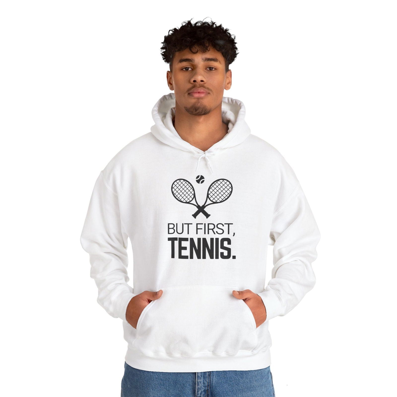 BUT FIRST, TENNIS 2 - Tennis Hoodie - GRANDSLAM PH
