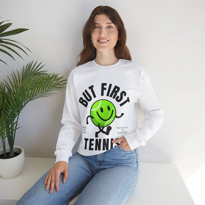 BUT FIRST, TENNIS SWEATSHIRT 1 - GRANDSLAM