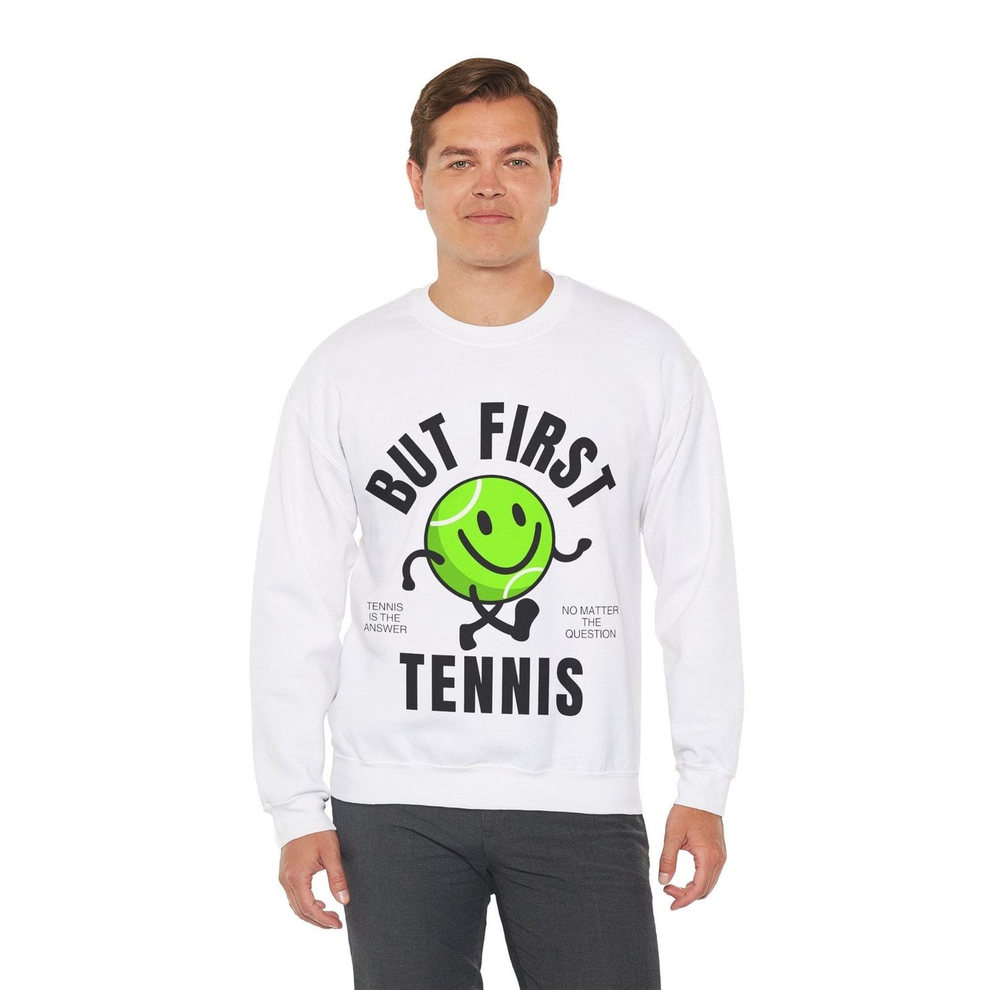 BUT FIRST, TENNIS SWEATSHIRT 1 - GRANDSLAM