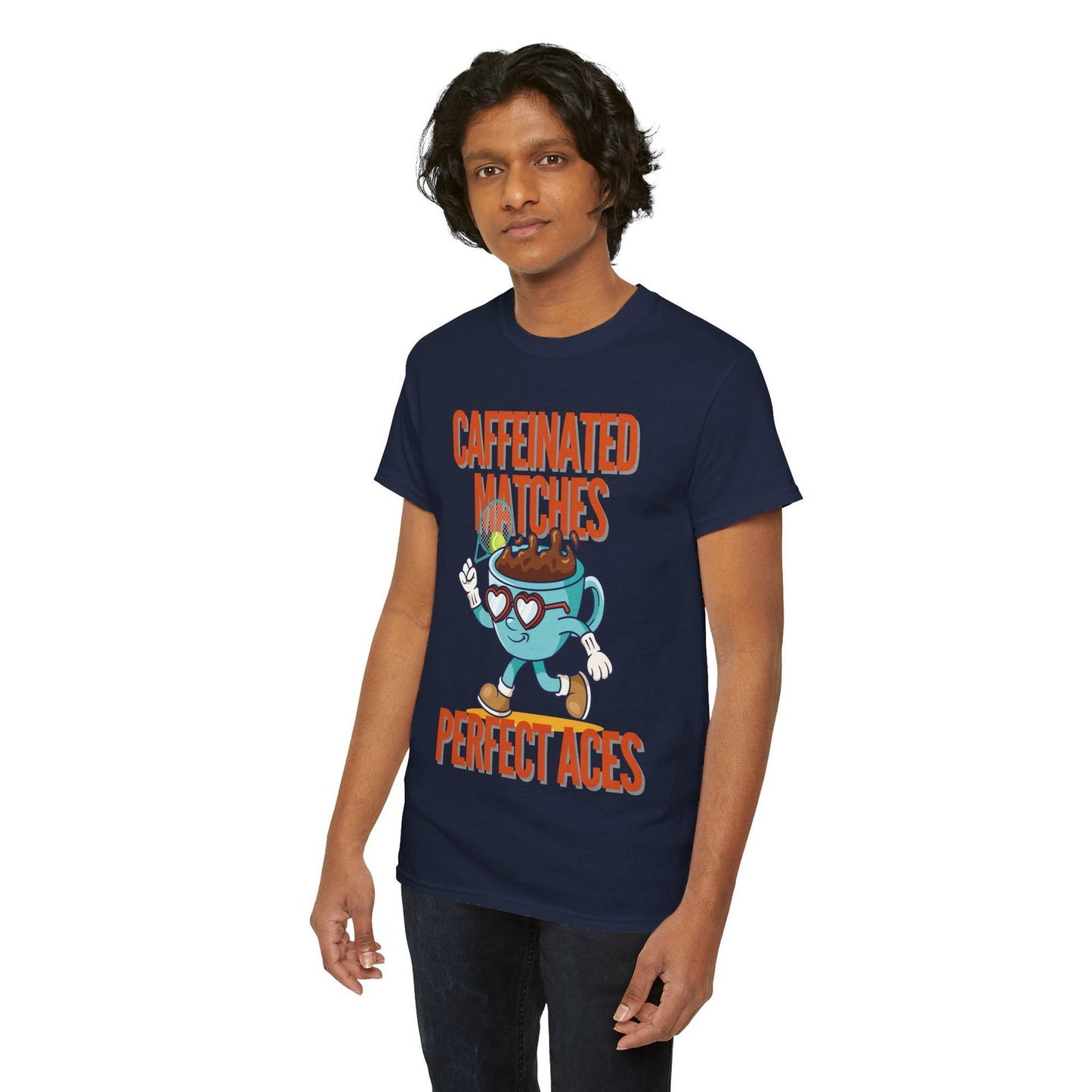 CAFFEINATED - Tennis Basic Tee - GRANDSLAM PH