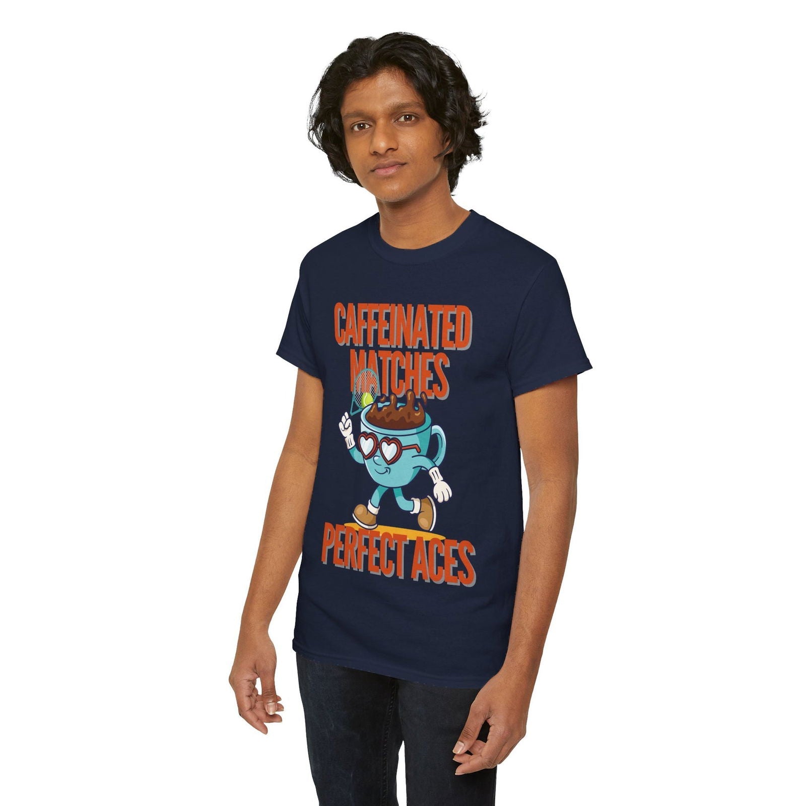 CAFFEINATED - Tennis Basic Tee - GRANDSLAM PH