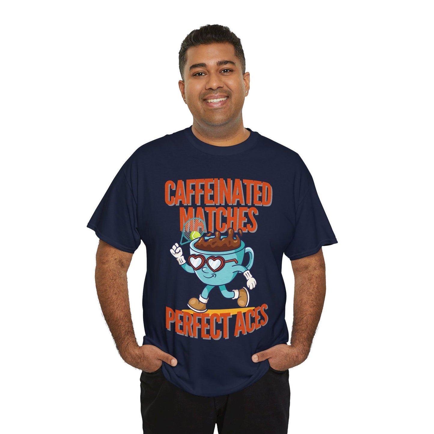 CAFFEINATED - Tennis Basic Tee - GRANDSLAM PH